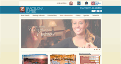 Desktop Screenshot of barcelonasuitesabq.com